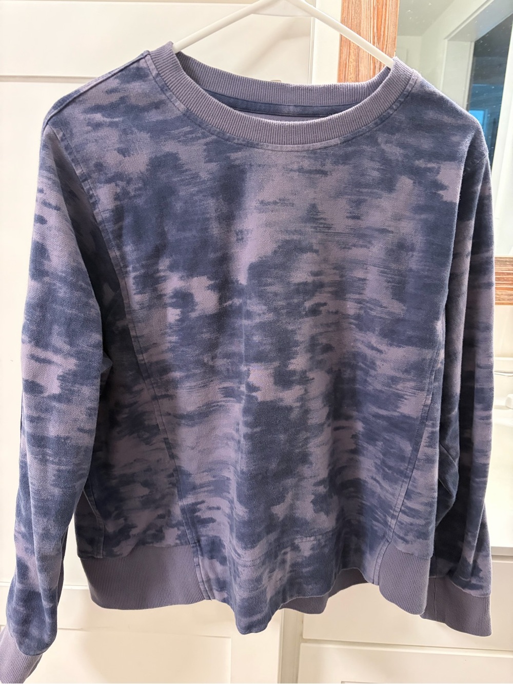 Blue/purplish Tie-Dye Sweatshirt